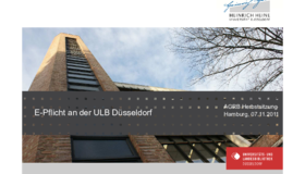E-Pflicht an der ULB Düsseldorf