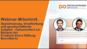 Youtube Video Vorschaubild zu Digitalisierung, Verpflichtung und gesellschaftliche Aufgabe - Dokumentiert am Beispiel der Friedrich-Ebert-Stiftung Bonn/Berlin