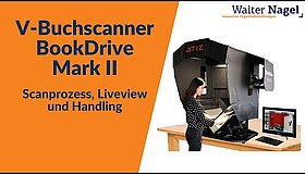 Youtube Video Vorschaubild zu V-Buchscanner BookDrive Mark II - Scanprozess, Liveview und Handling