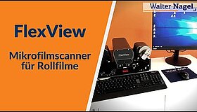 Youtube Video Vorschaubild zu Mikrofilmscanner FlexView für Rollfilme
