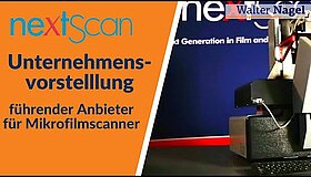 Youtube Video Vorschaubild zu Unternehmensvorstellung nextScan - führender Anbieter für Mikrofilmscanner