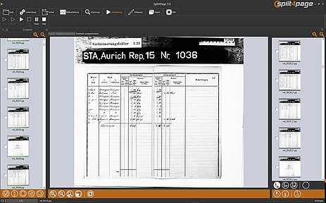 Split4Page AKTE - Verarbeitung
