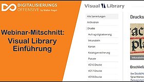 Youtube Video Vorschaubild zu Webinar-Mitschnitt: Visual Library - Einführung in die meistgenutzte Softwareplattform für die Umsetzung von Digitalisierungsprojekten