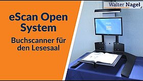 Youtube Video Vorschaubild zu eScan Open System - Buchscanner für den Lesesaal