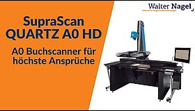 Youtube Video Vorschaubild zu SupraScan QUARTZ A0 HD - A0 Buchscanner für höchste Ansprüche