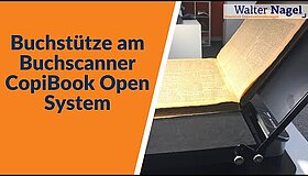 Youtube Video Vorschaubild zu Buchstütze am Buchscanner CopiBook Open System