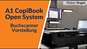 Youtube Video Vorschaubild zu Buchscanner CopiBook Open System A1