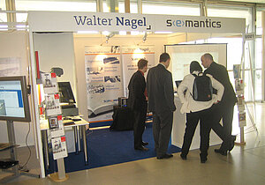 Walter Nagel Messestand auf der Messe in Leipzig