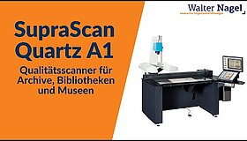 Youtube Video Vorschaubild zu SupraScan Quartz A1 - Der Qualitätsscanner für Archive, Bibliotheken und Museen