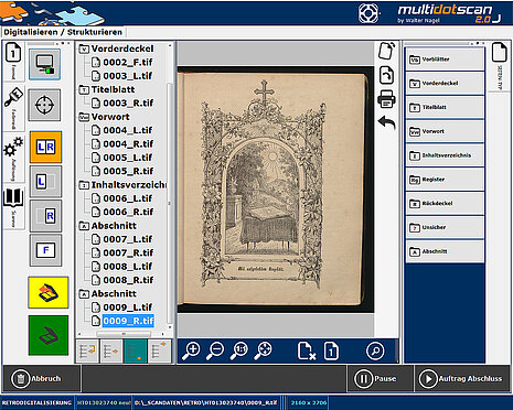 Treeview inkl. Strukturierung innerhalb von multidotscan