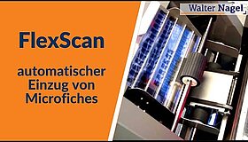 Youtube Video Vorschaubild zu Automatischer Einzug von Microfiches für den FlexScan Mikrofilmscanner