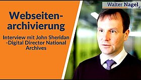Youtube Video Vorschaubild zu Webarchivierung mit MirrorWeb - Interview mit John Sheridan - Digital Director National Archives UK
