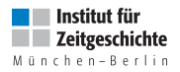 Logo Institut für Zeitgeschichte München-Berlin