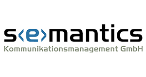 Logo semantics Kommunikationsmanagement GmbH 