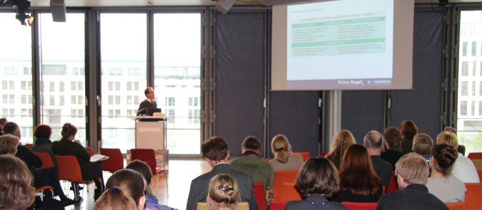 75 Teilnehmer besuchten den 12. scantoweb-Workshop in der Akademie der Künste, Berlin